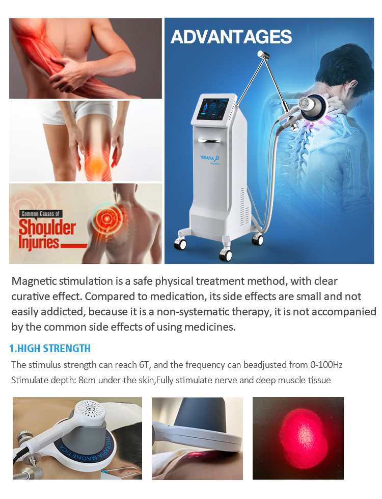 PEMF Pulsed Electromagnetic Field Therapy Machine For Chronic Pain Relief