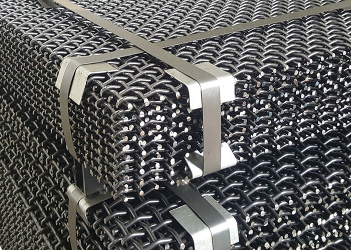 Abrasion Resistance Vibrating Screen Mesh High Carbon Steel / Spring Steel For Mining