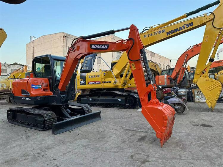 Doosan DX60-9c DH60 DH80 DX80 DH55 DH35 DH55 Excavator Year 2023 0.21m3 Bucket Capacity
