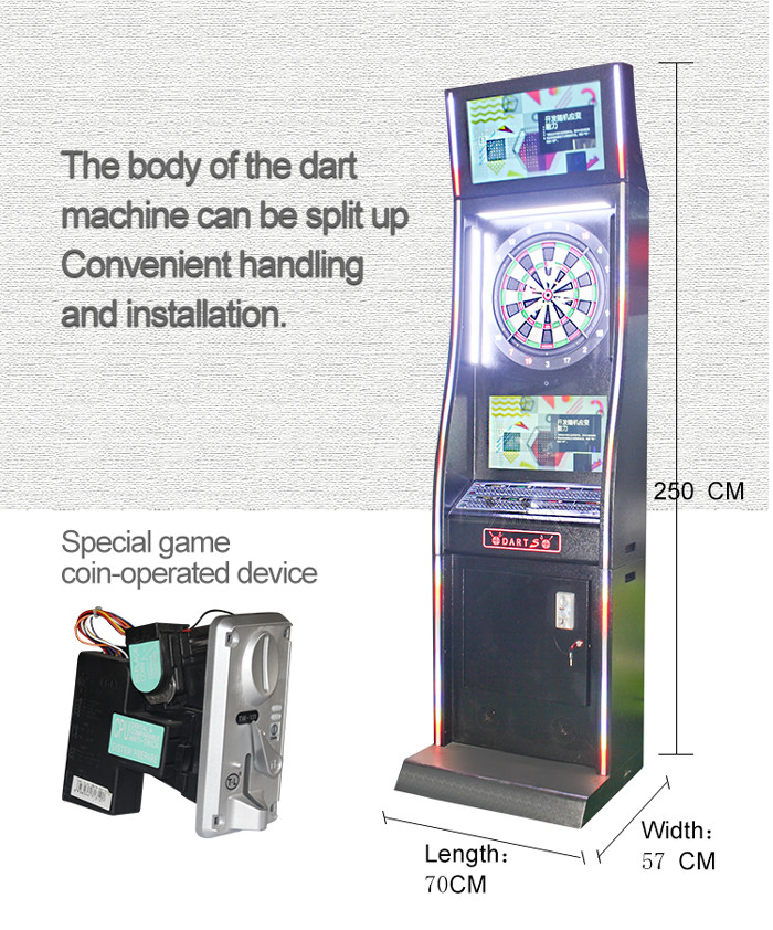 Arcade Online Bars Electronic Dart Board Machine With Light Multi Players
