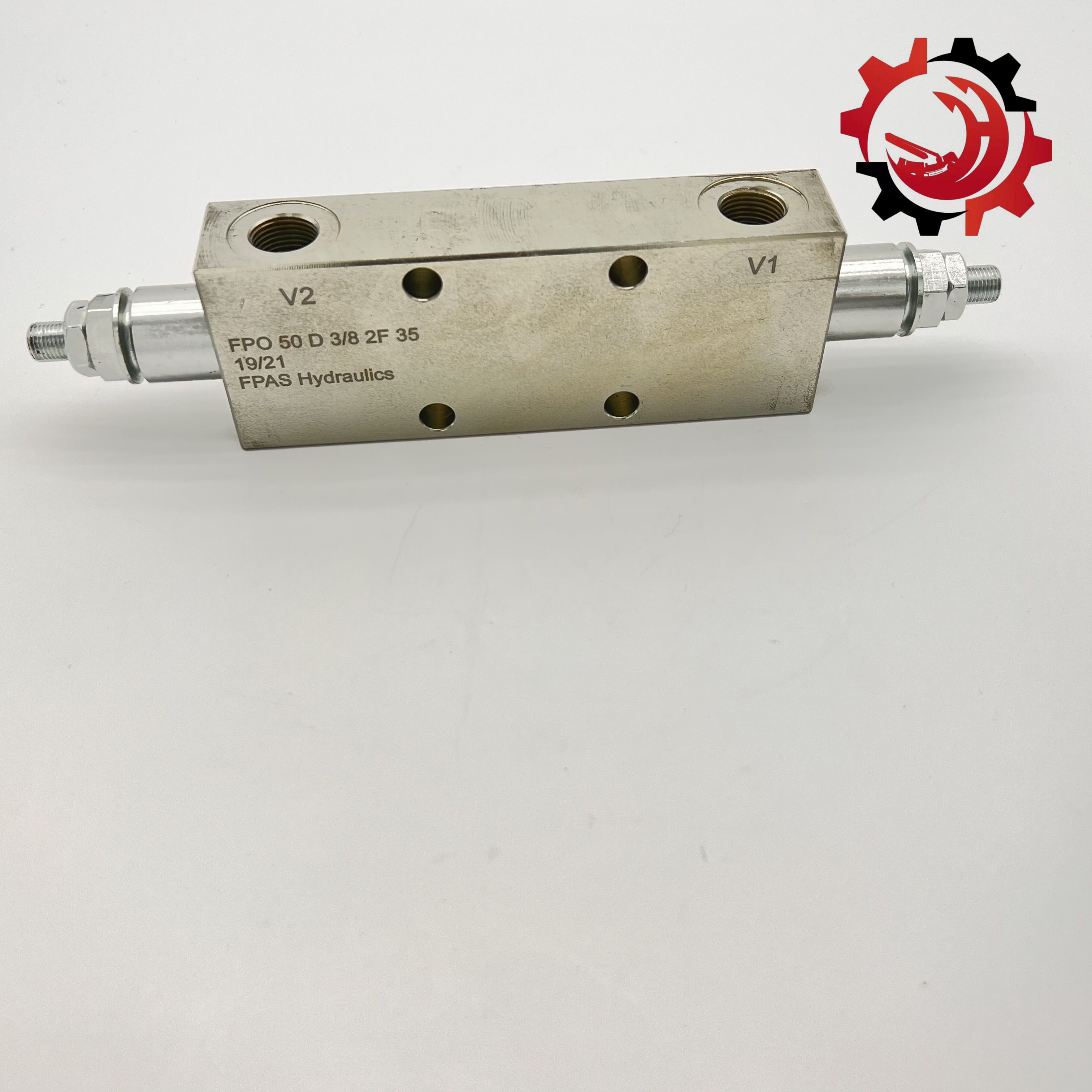 FPO 50 D 3/8 2F 35 Balance Valve Silver Color OEM For Concrete Pump Truck Parts