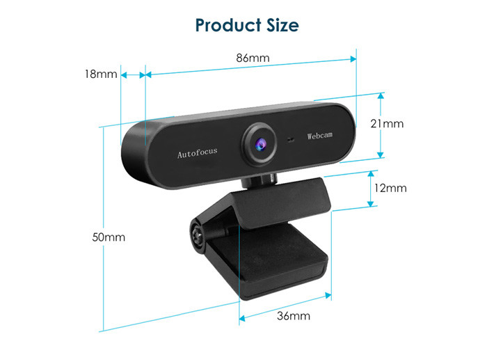 ARIZA Usb Webcam With Microphone For Pc 50Hz Scintillation Control