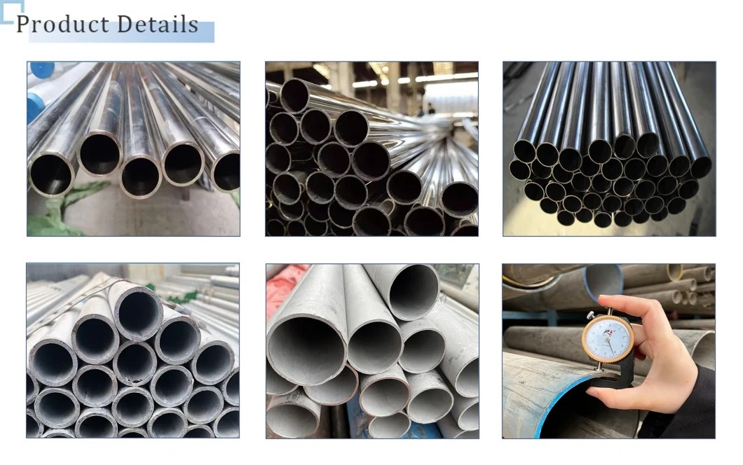 SS316 TP304 Welded Stainless Steel Pipe 10" OD 316L Sanitary Tube Seamless
