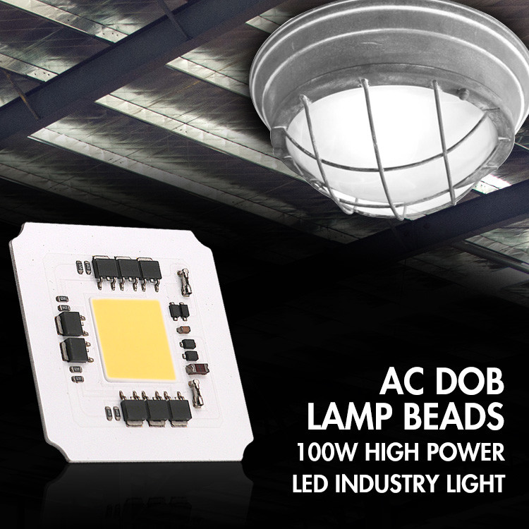 Custom AC LED COB 120V-277V 7070 100W 110-120lm/W COB LED Chips For LED Industry Light