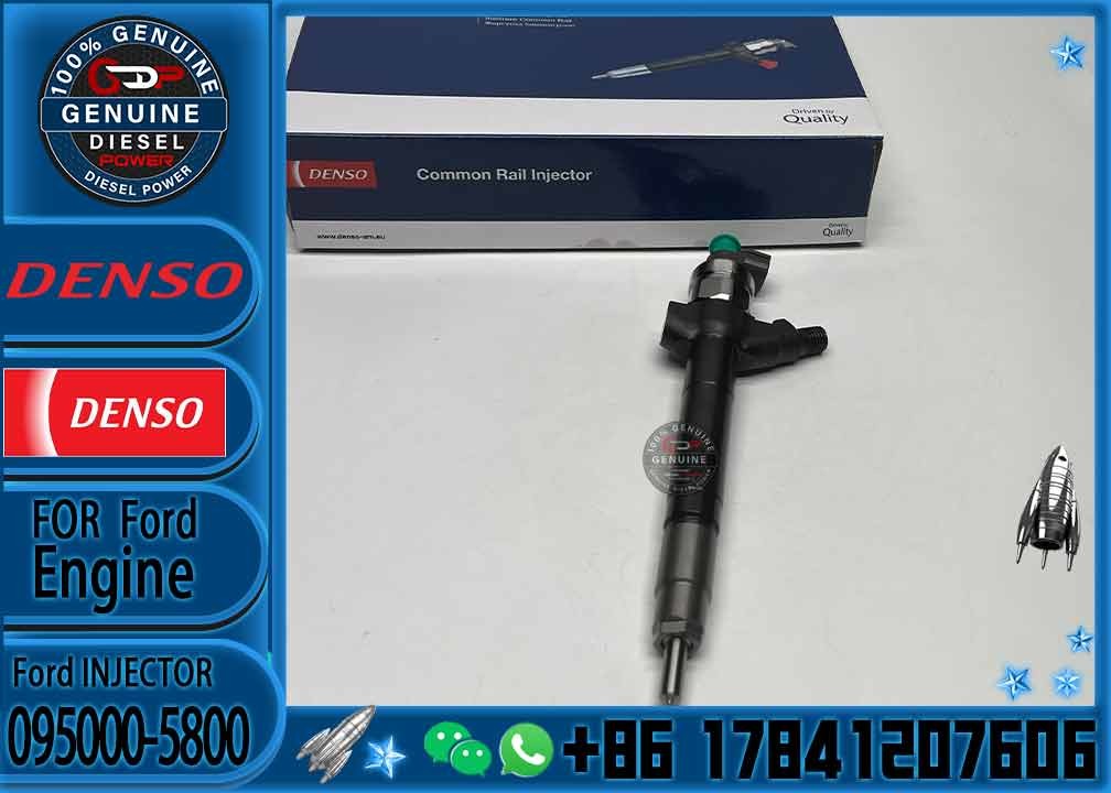 Diesel Fuel Injector 095000-5800 095000-5801 095000-7060 Common Rail Fuel Injector for 6C1Q-9K546-AC