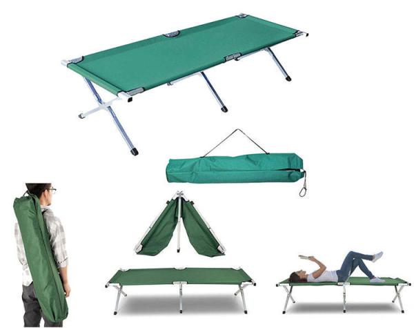 Camping Cot Travel Equipment, Bunk Bed Cots Metal Bunk Cot Steel Frame Camping