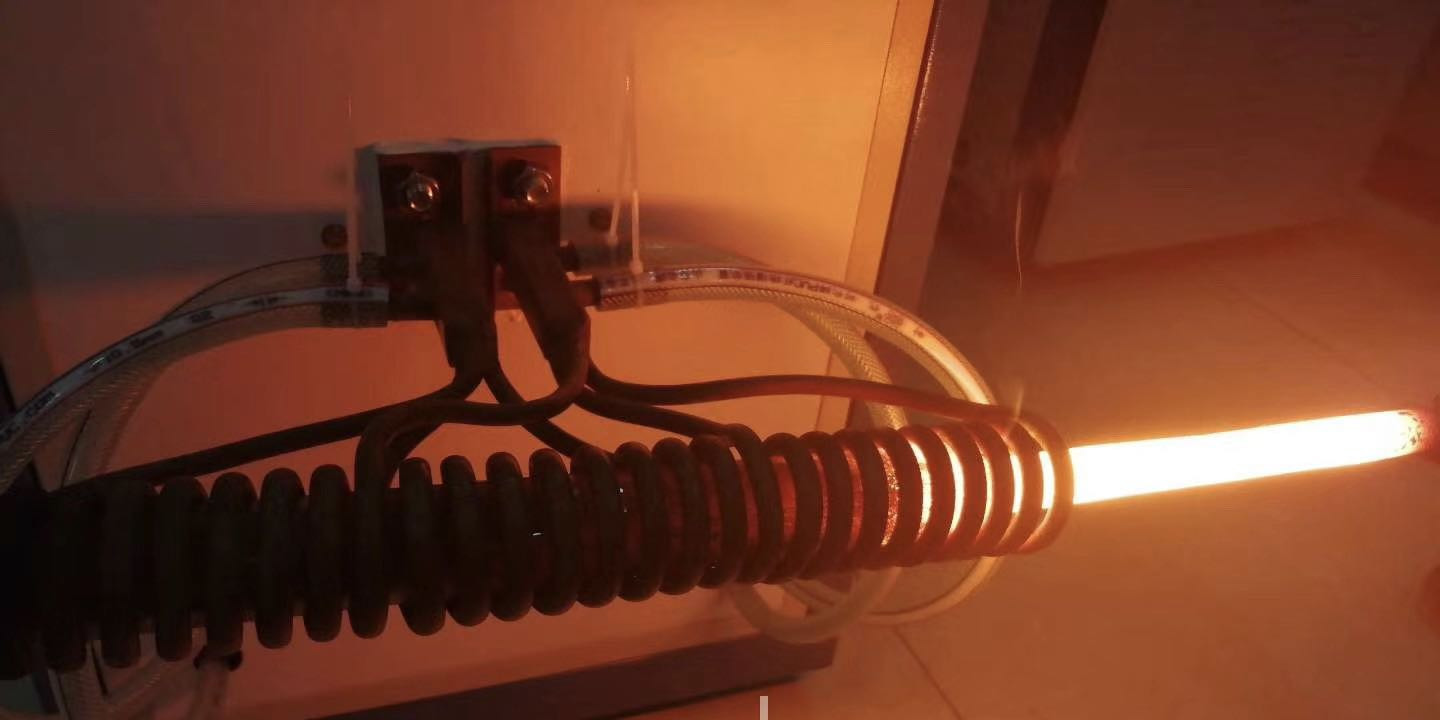High Frequency 80KW Steel Iron Bar Bolts Induction Heating Induction Heater Machine