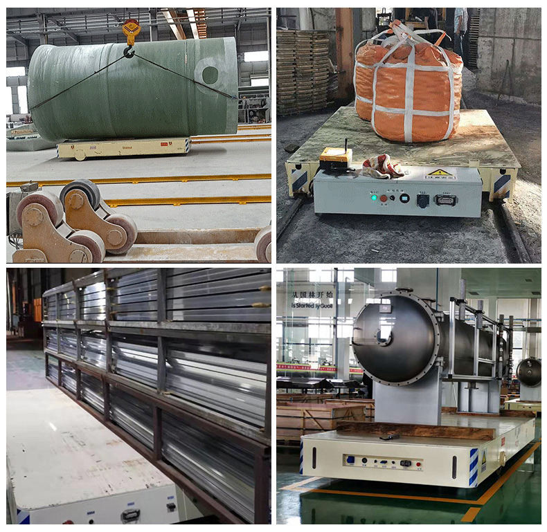 High temperature resistant rail battery hot metal ladle transfer cart
