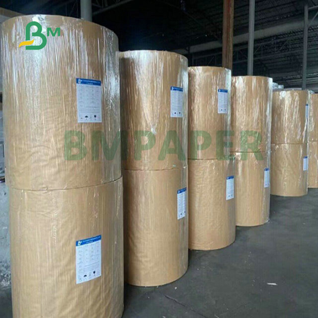 Recyclable 250gram 300gram 350gram Brown Kraft Wrapping Paper For Food Container Box  70cm 100cm