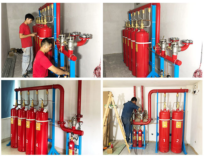 FK 5-1-12 Fire Suppression System Without Pollution For UPS Room 4.2MPa Hfc227ea Fire Suppression System