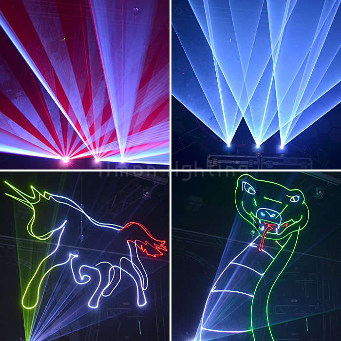2W/3W RGB Full Color Animation Stage KTV Disco Promotion Laser Lights