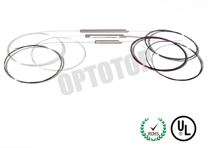 1x2 Single Mode Fiber Coupler 0.25mm No Connector For AM Video Systems
