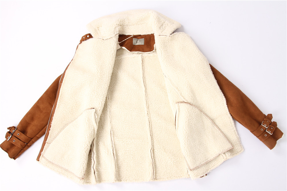 Lady's Sueded Sherpa coats, Women's sueded jacket , very cool quality, stocks