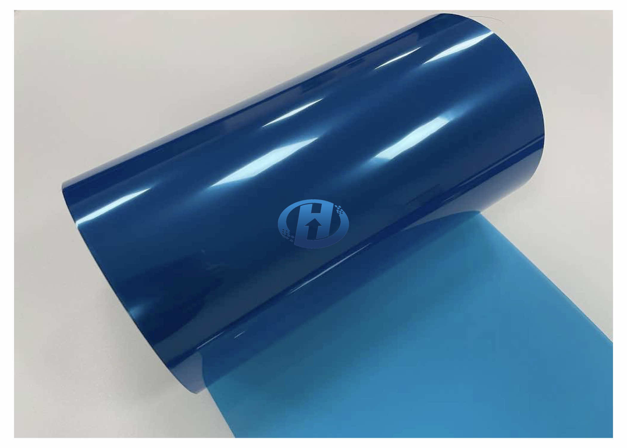 50 μm Blue PET Silica Gel Coating Protective Film for Metal Plastic Glass Ceramic etc in 3C industries