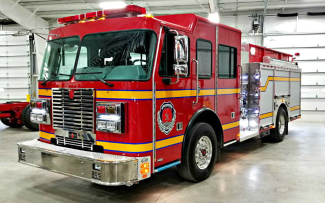 Euro 3- Euro 5 Fire Truck With Large Water Tank For Fire Fighting