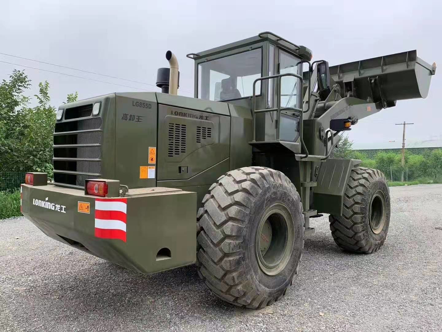 1160mm Unloading Height Longgong 5T 855 Used Wheel Loaders