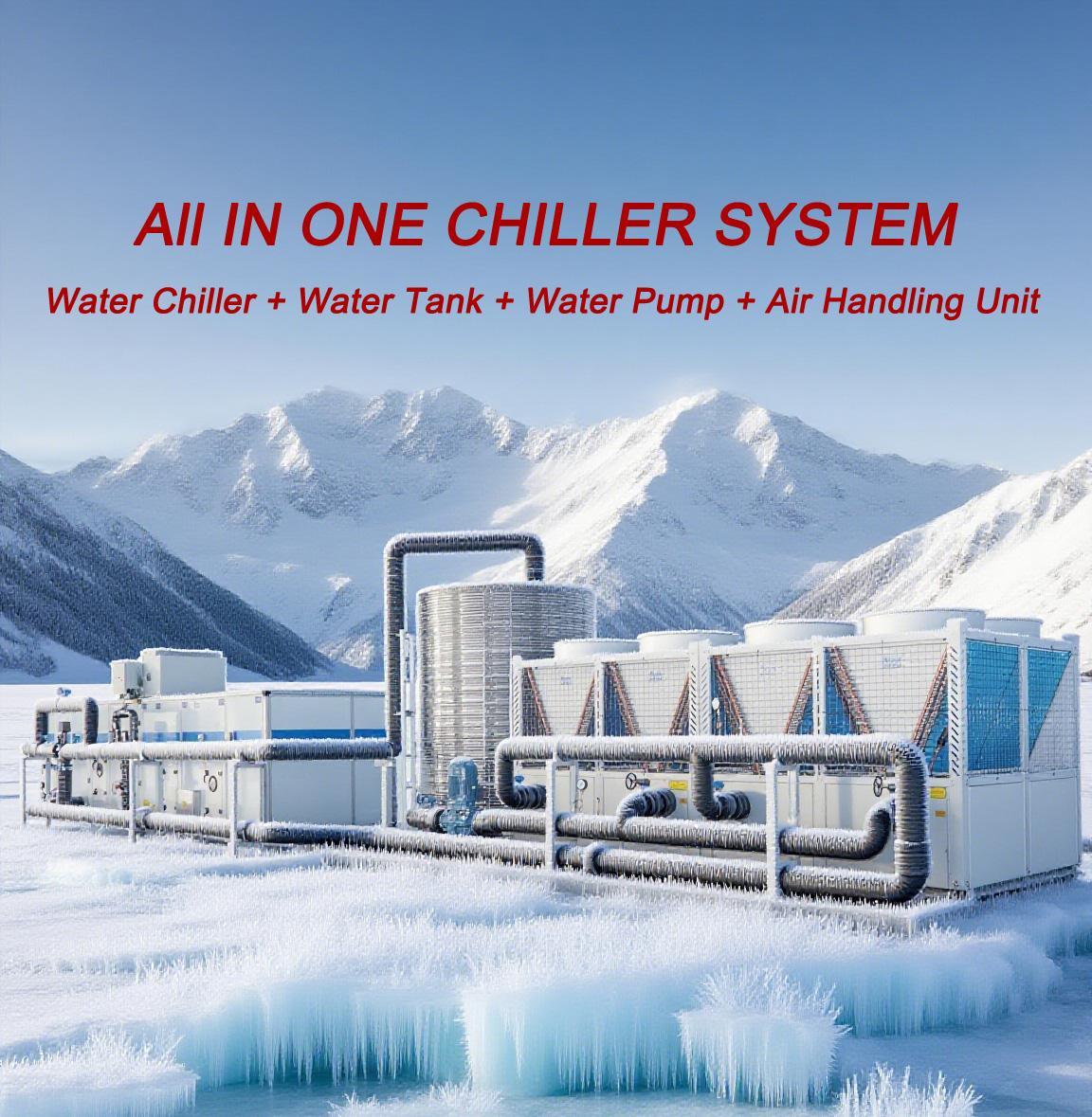 Eco Friendly R410A Air Cooled Modular Chiller 260KW For Industry HVAC System