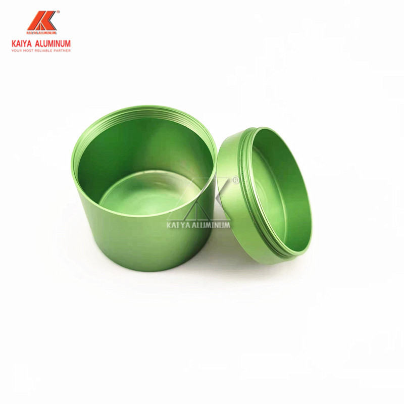 Travel Empty Tea Storage Round Aluminum Cans T8 With Lids