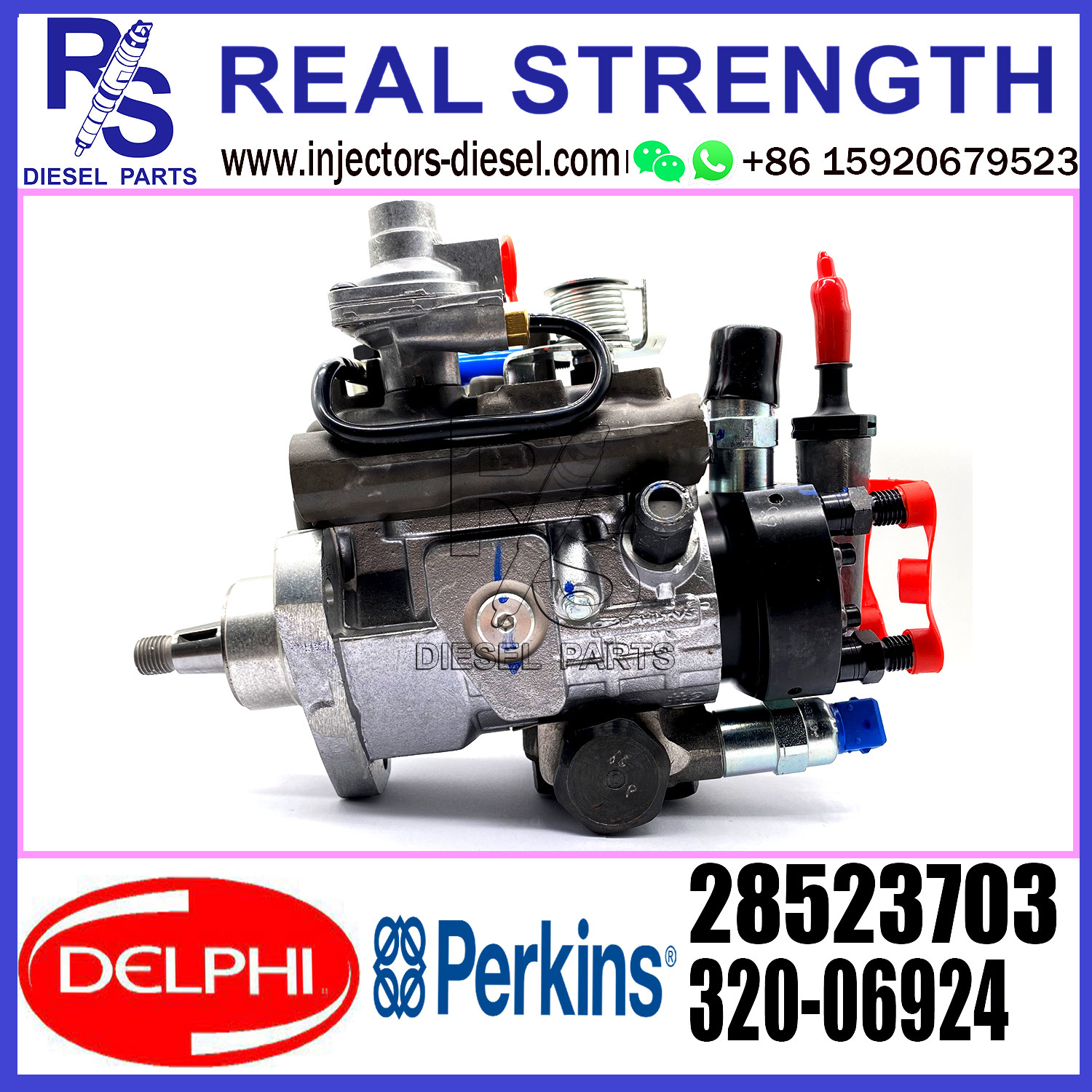 DELPHI PUMP Diesel Fuel Injector Pump DP210/DP310 Pumps 320-06924 for JCB 68KW TIER 3 INDIA 28523703