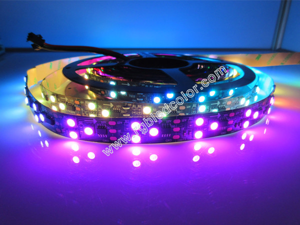 black led strip ws2811 digital rgb led pixel strip light