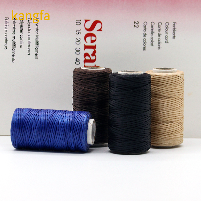 OEM/ODM Accepted Waxed Cords Polyester Sewing Thread for Leather Macrame DIY Bracelets