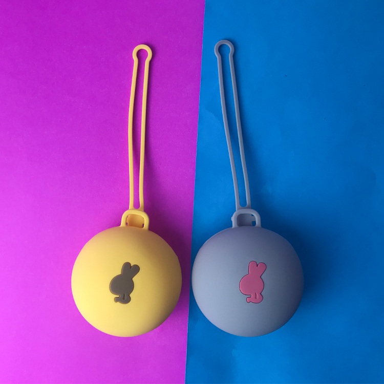 Silicone Baby Teether Baby Pacifier Container Anti Dropping Bpa Free Baby Pacifier Clip Holder