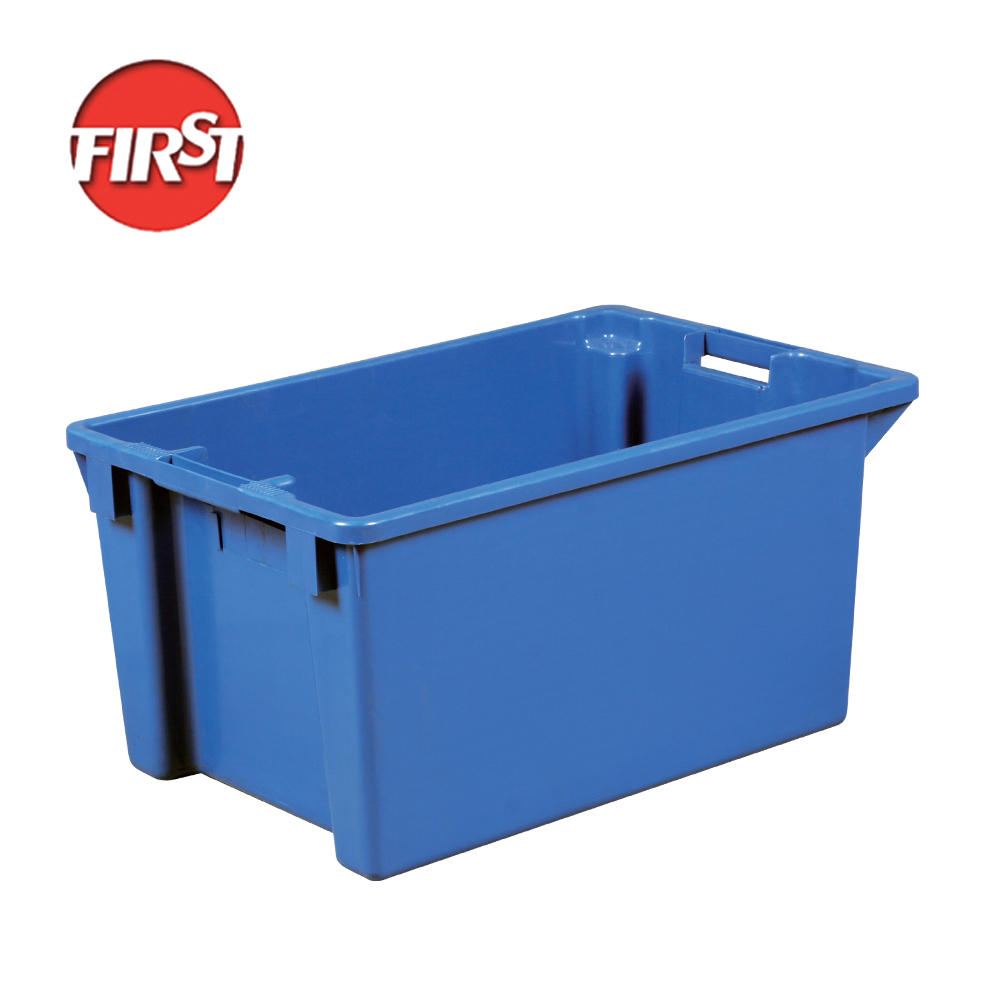 Logistics Stack Nestable HDPE Plastic Crate Recycled Home Office Hotel Restaurant Car Bar