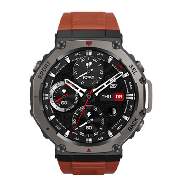 DM58-GPS Zinc Alloy GPS Smart Watch 5ATM BLE 5.3 500mAh Battery Waterproof Sport