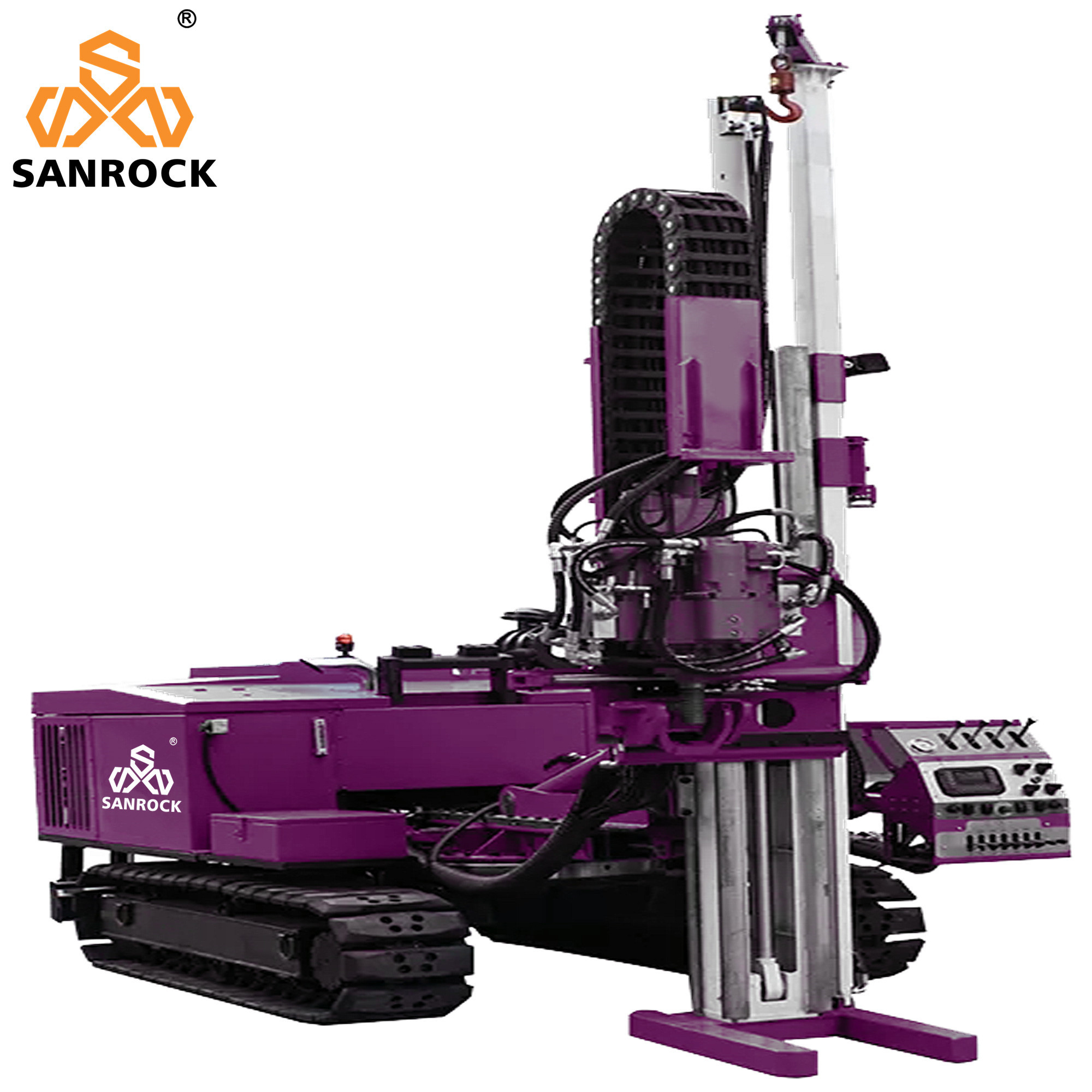 Hydraulic Soil Investigation Drilling Rig Crawler Core Sampleing Drilling Rig Machine