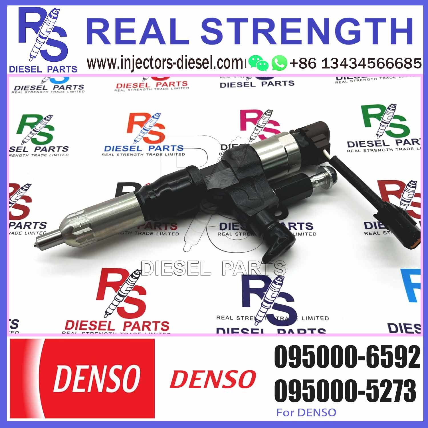 095000-6593 for Hino J08 engine excavator fuel injectors 23670-E0010 095000-6592