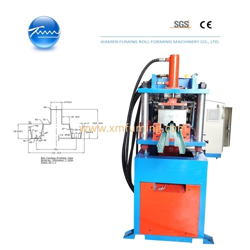 7.5KW Precision Custom Roll Forming Machine Cutting PPGI Material