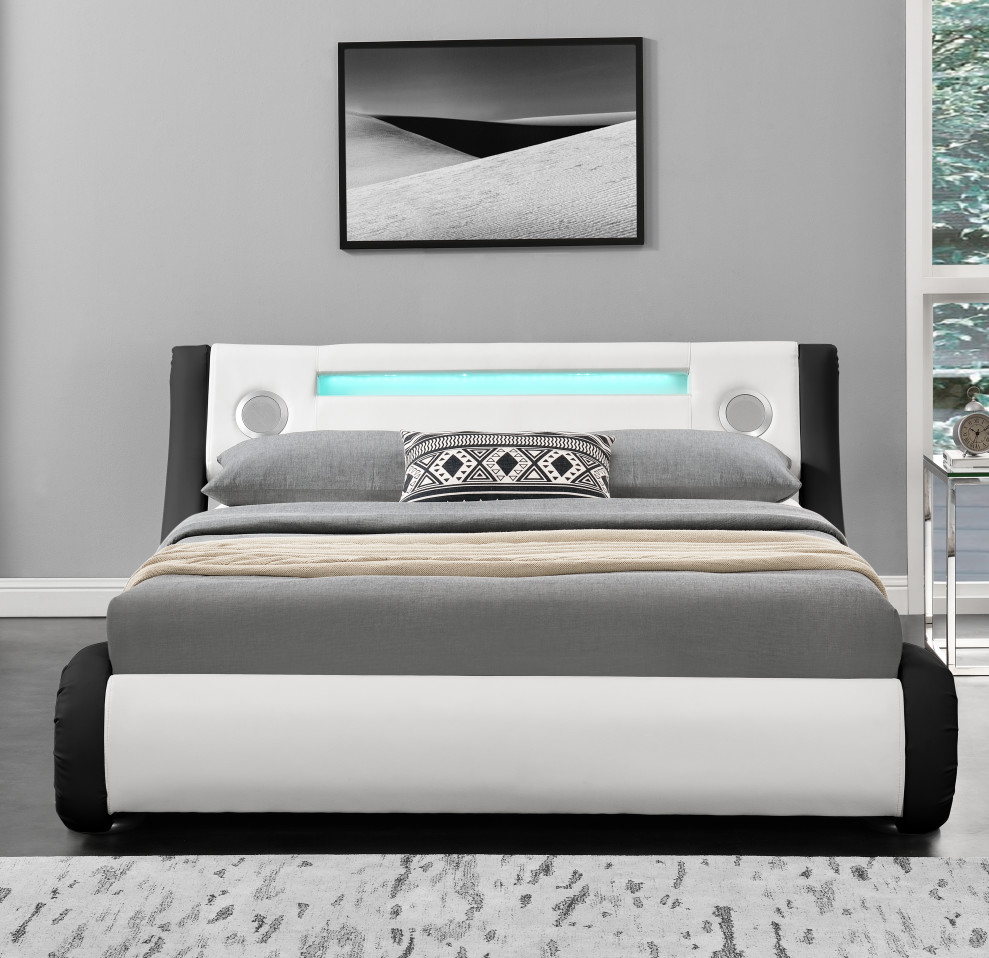 LED 4ft Platform Bed Frame