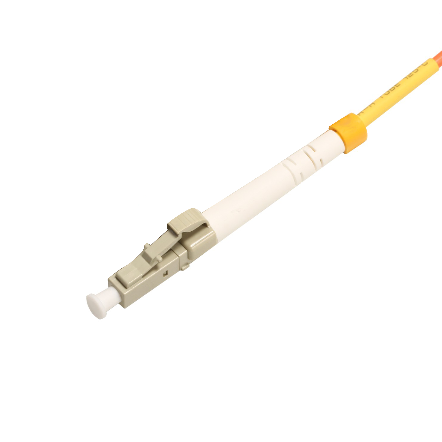 CATV PVC LC APC To LC APC Patch Cord Simplex Single Mode Fiber 5m 0