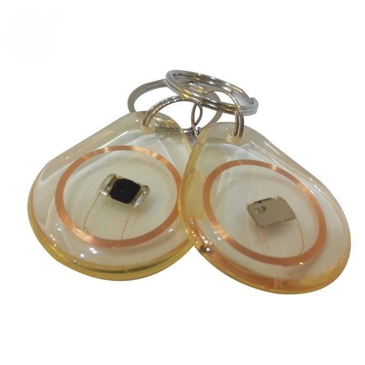 13.56 Mhz Smart RFID Key Fob ABS HF Rfid Tag For Chain Management