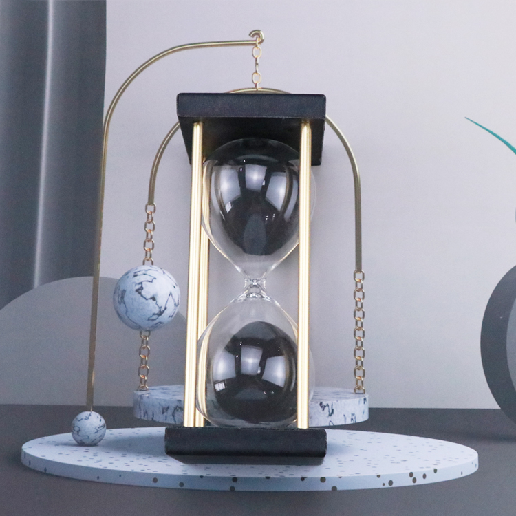 Colorful Wooden Hourglass 25 Minute Hourglass Timer For Home Furnishings