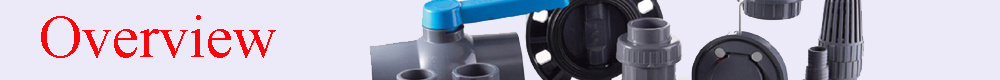Blue and Red Plastic Handle PVC Butterfly Valve for Irrigation Field