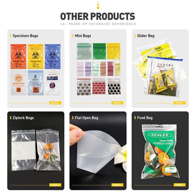 China supplier Clear medicine zipper plastic bag with printing pills bag
