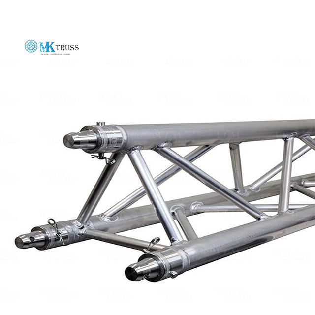 Black Alu Easy Install Arch Triangular Lighting Stage Truss With Roof 25*2mm Brace Tube