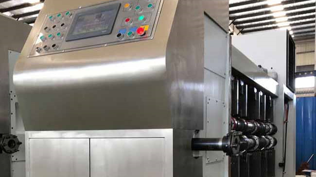 900mm Carton Flexo Printing Slotting Machine 300pcs/Min With 10'' Touch Screen