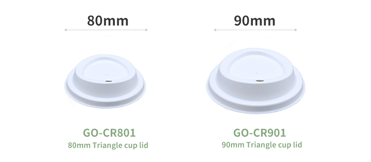100% Biodegradable Capsul Cups Cover Bubble Recyclable Disposable Bagasse Cups Lids For Coffee Cup