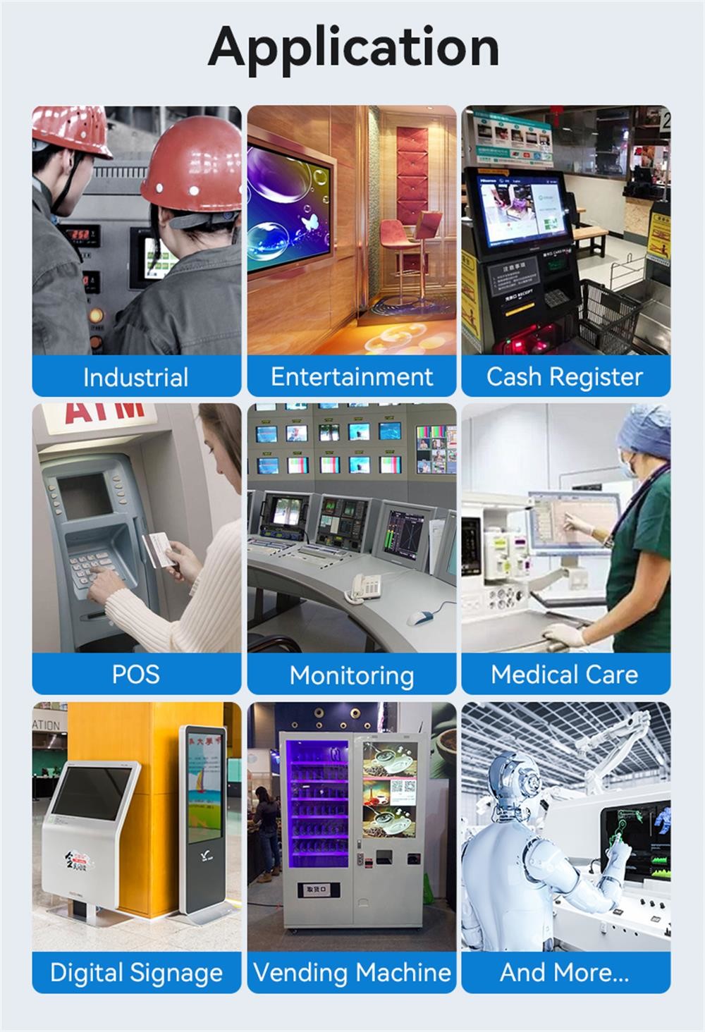 Dual LAN 6COM Industrial PC Intel Celeron J1900 Processor and Core Series Processors