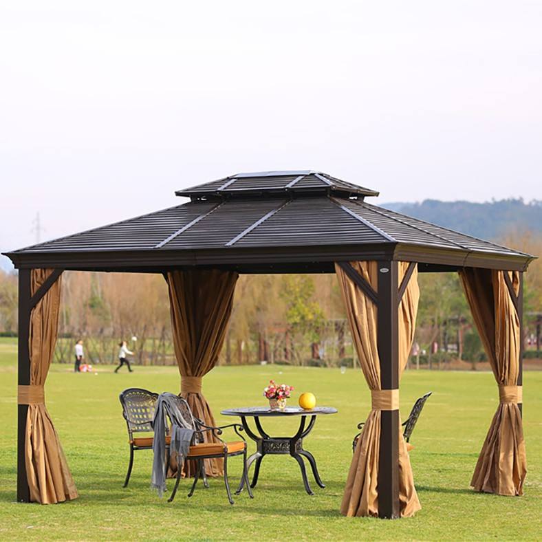 Waterproof Aluminum Folding Tent 500KG Load Garden Gazebo Customized