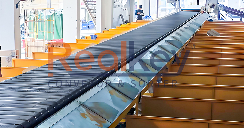 Heat Resistant Easy Maintain Narrow Belt Sorter For Grocery Logistics