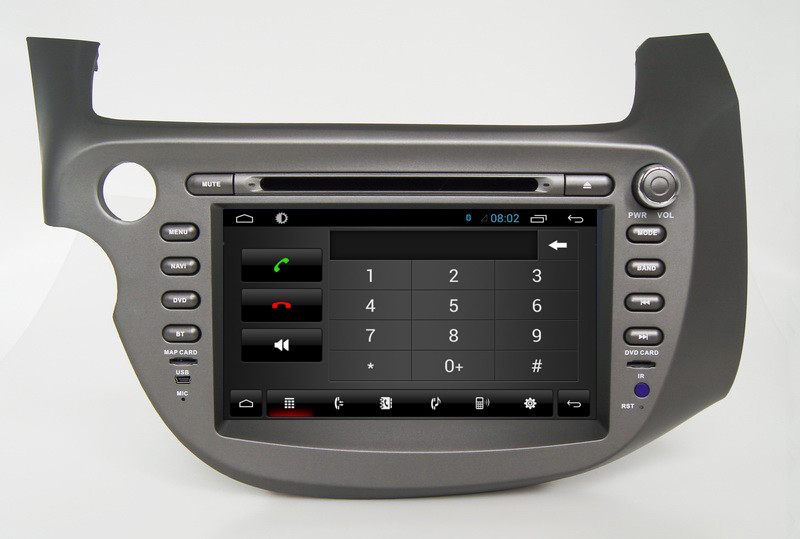 Ouchuangbo car radio touch screen android 6.0 for Honda FIT JAZZ 2008-2012 with gps navigation bluetooth