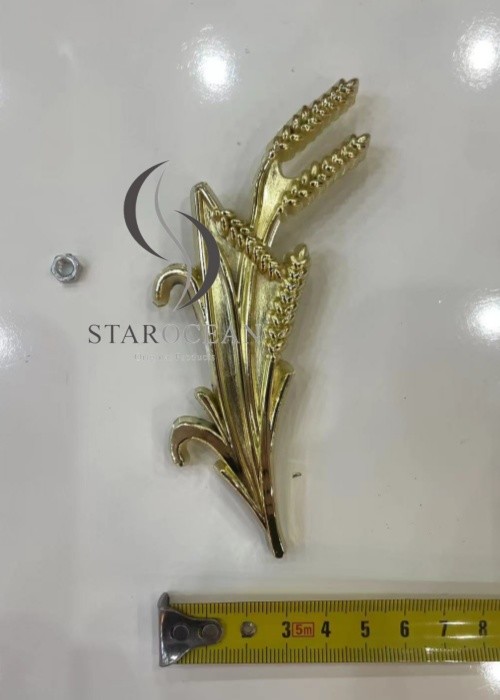Gold Plated High Quality Metal Decorative Funeral Urn Hardware SGS Certified UD04