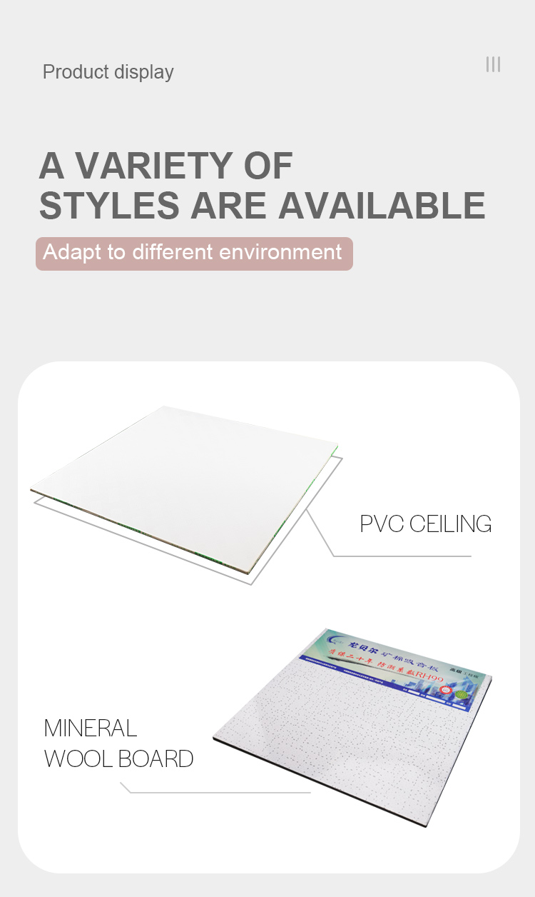 4x8 PVC Gypsum Ceiling Plasterboard Water Resistant For Office Ceiling