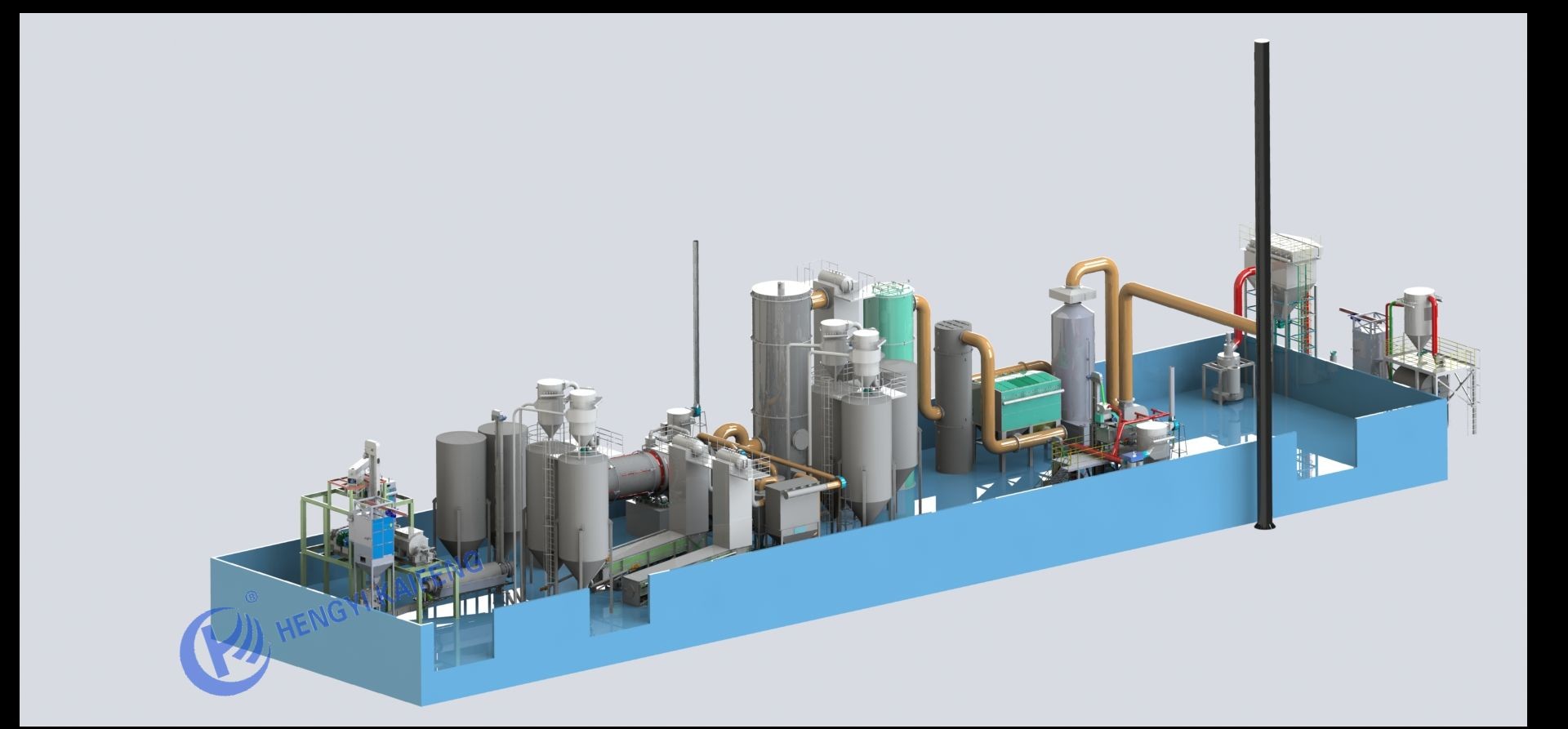 Waste activated carbon regeneration rotary kiln, fruit shell, coal, wood activated carbon regeneration system