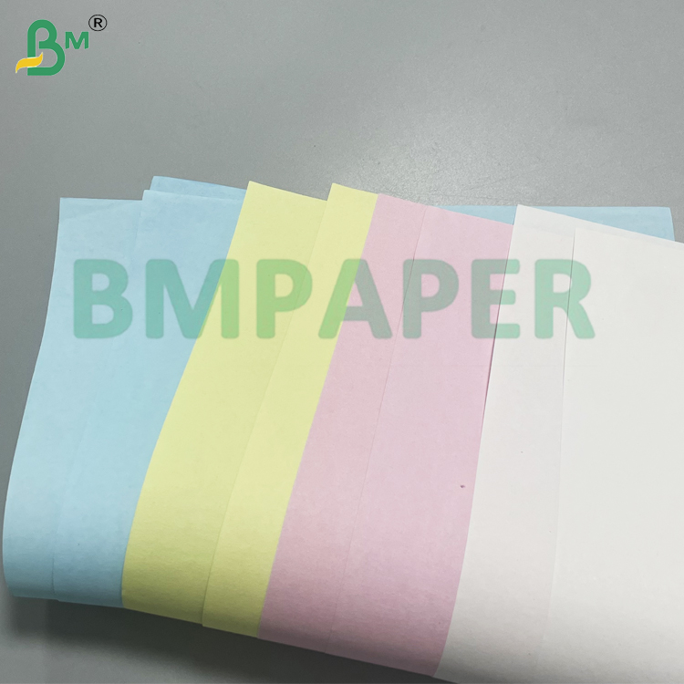 48g 50g 8.5"*11" Colorful Stable Carbonless  Paper For Bill Printing