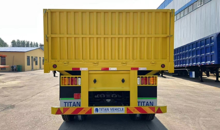China 60 Ton Removable Side Wall Trailer for Sale in Congo | Side Wall Semi Trailer