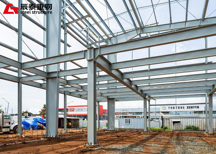 Prefab Metal Building Construction Weather Resistant Steel Constructed Buildings